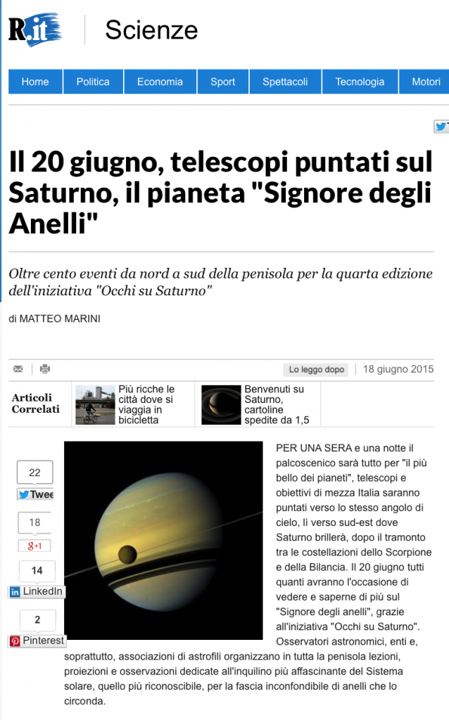 Promuovere un evento con l'invio di un comunicato stampa a Repubblica