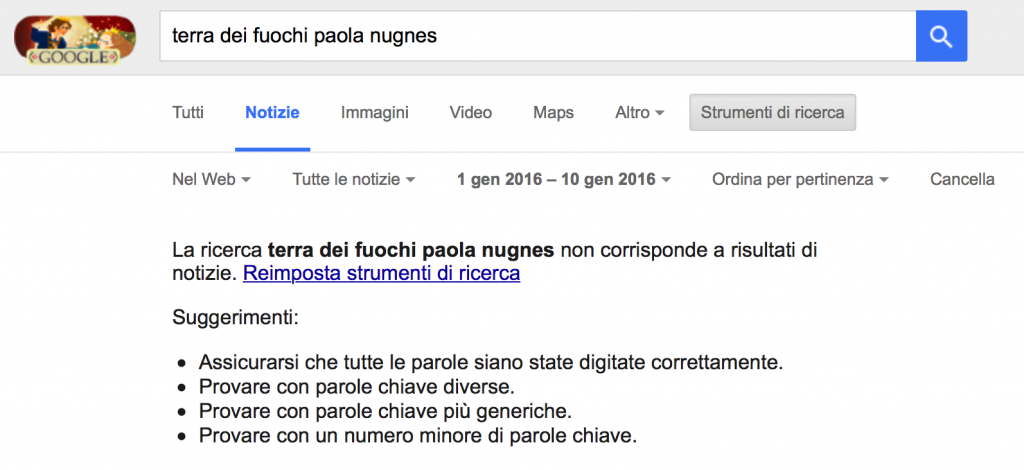 Nessun risultato prima del lancio della campagna stampa